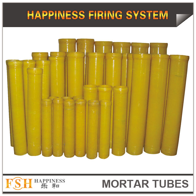 shells mortar tubes for fireworks, fiberglass mortars 1.75-16 inch