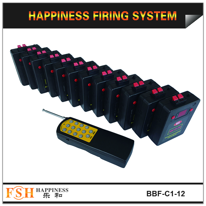 Balloon firing system for blasting balloon firing balloon in the sky 12 cues remote control