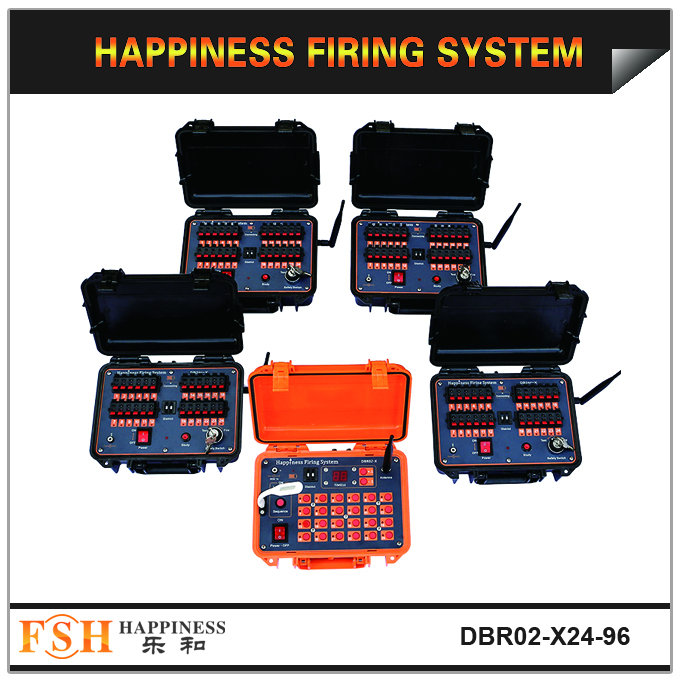Best seller 96 cues remote or wire control fireworks firing system, sequential fire, for big fireworks display, CE/FCC passed 